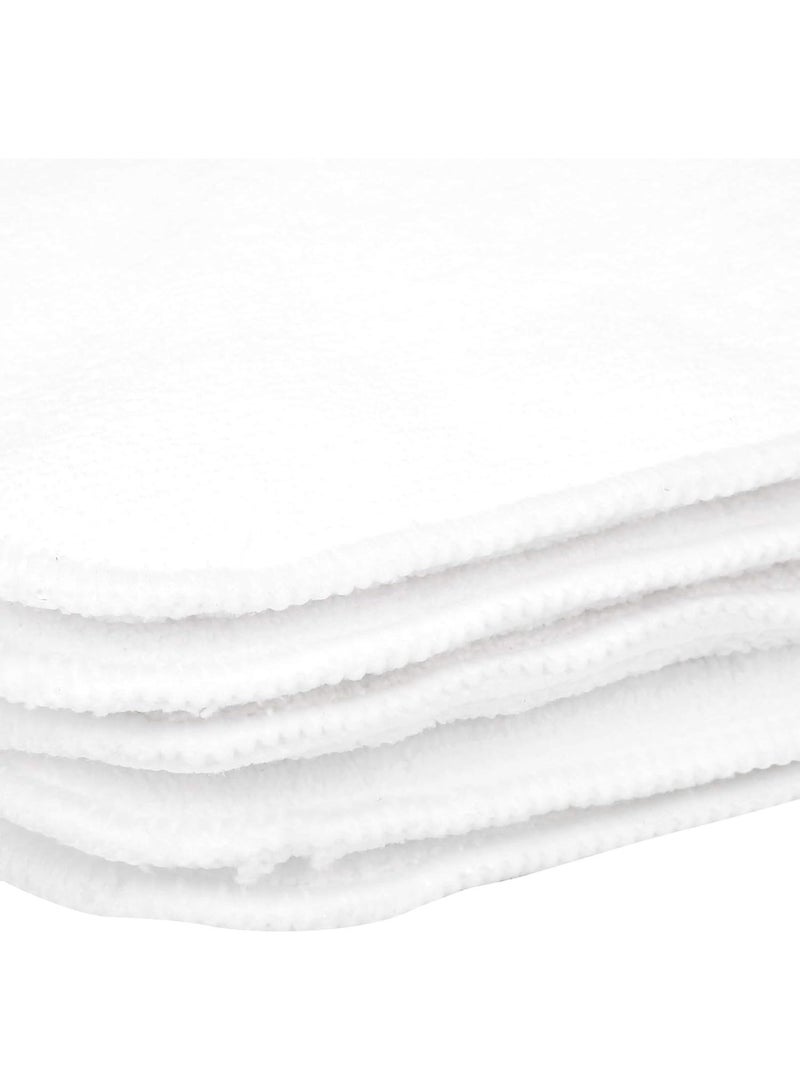 Womdee Cloth Diaper Inserts, Reusable Cloth Diapers For Babies Microfiber Baby Liner Inserts Washable 3L Absorbent Inserts Cloth Diaper Liners For Baby Cloth Diapers (Five tablets per) - Image 4